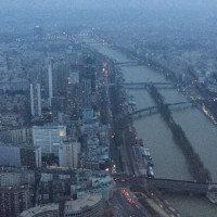 #seinriverparis above #eiffeltower